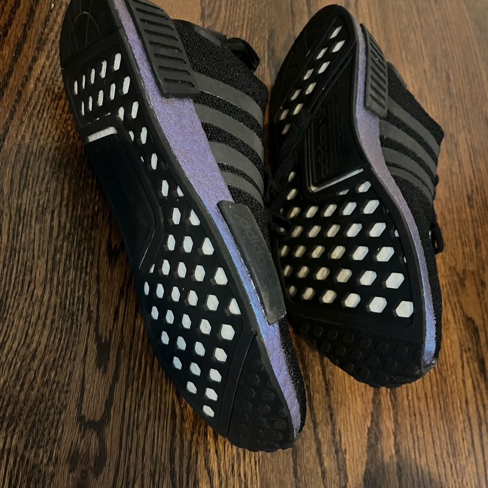 Adidas NMD R1 Metallic Blue Boost-Men’s 8 - Picture 3 of 4